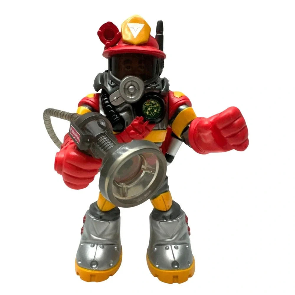 Billy Blazes Voice Tech Rescue Heroes 1999 Fisher Price Figure + New Batteries!